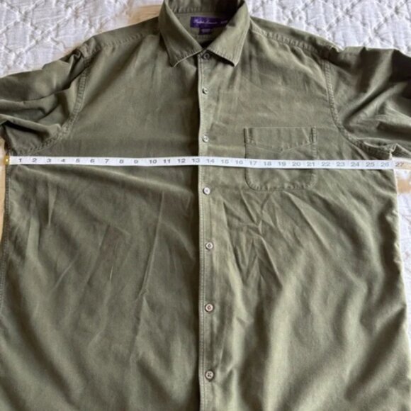 Ralph Lauren Purple Label‎ Men’s Button Down 100% Cotton XL - Picture 8 of 9